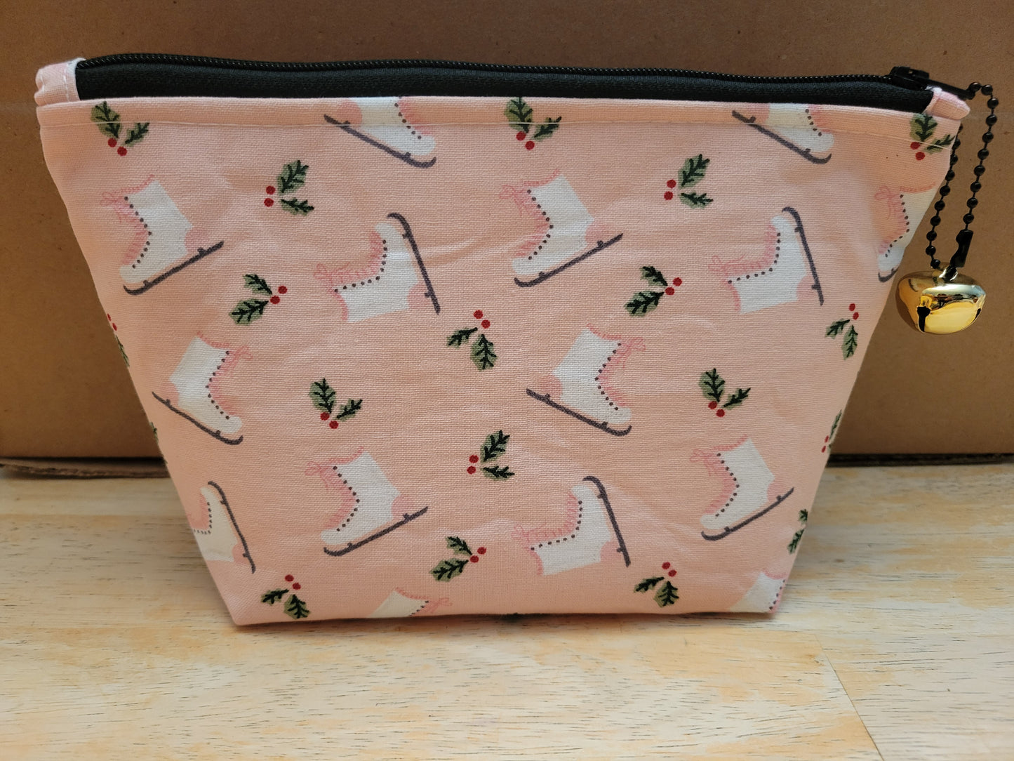 Holiday zippered pouch
