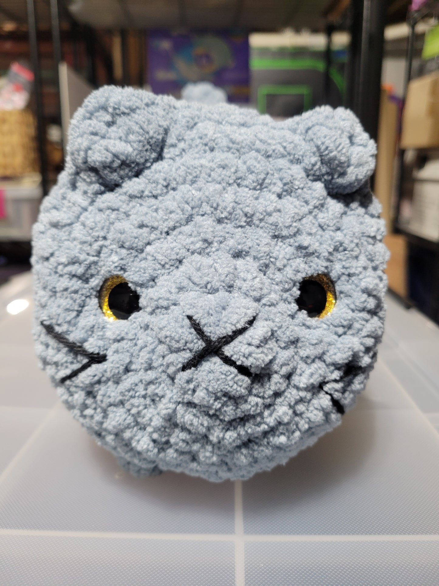 Crocheted loaf Cats