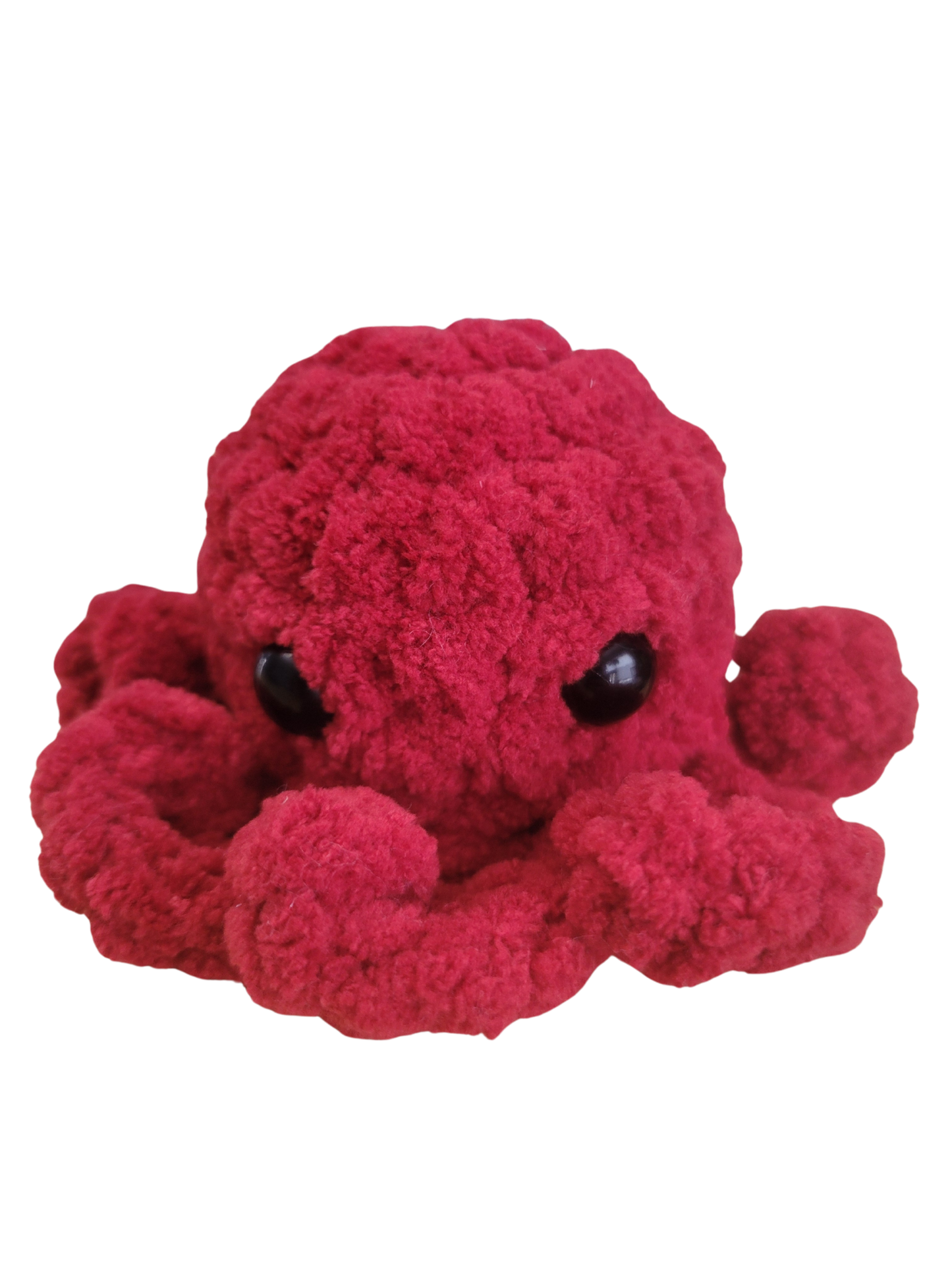 Crocheted octopus plushies