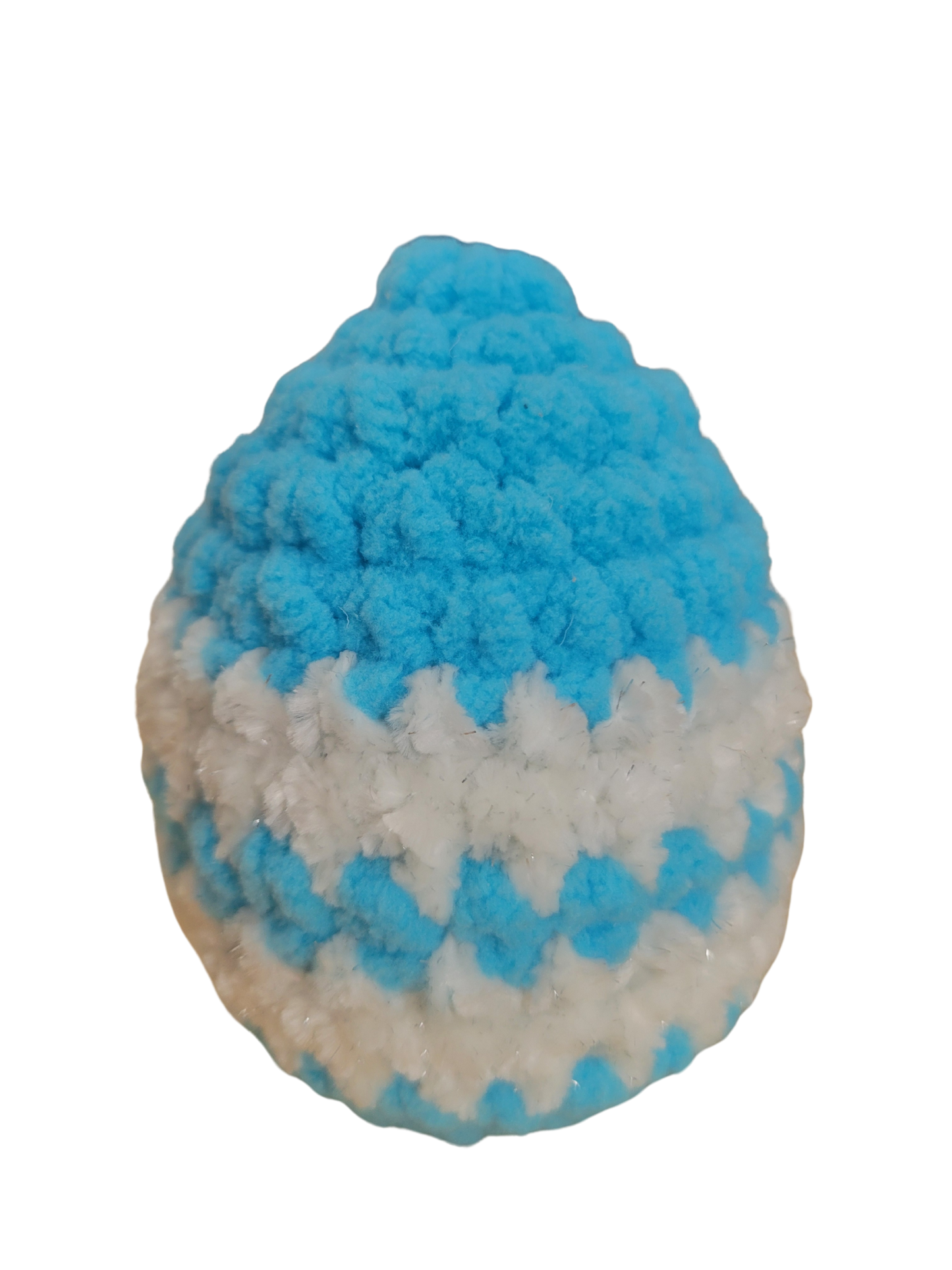 Crocheted Easter egg plushies