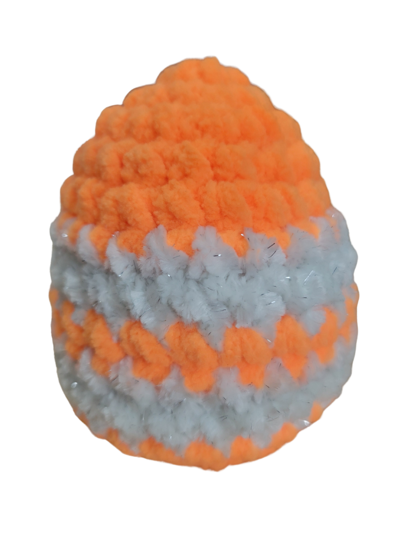 Crocheted Easter egg plushies