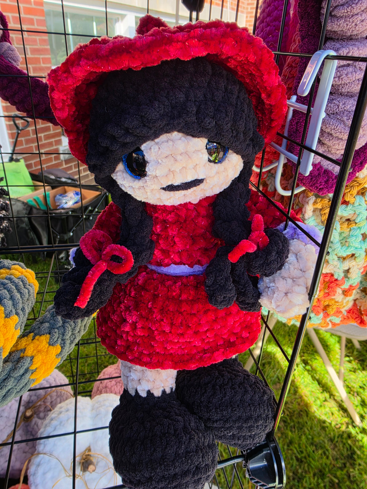 Crocheted Witch Plushy