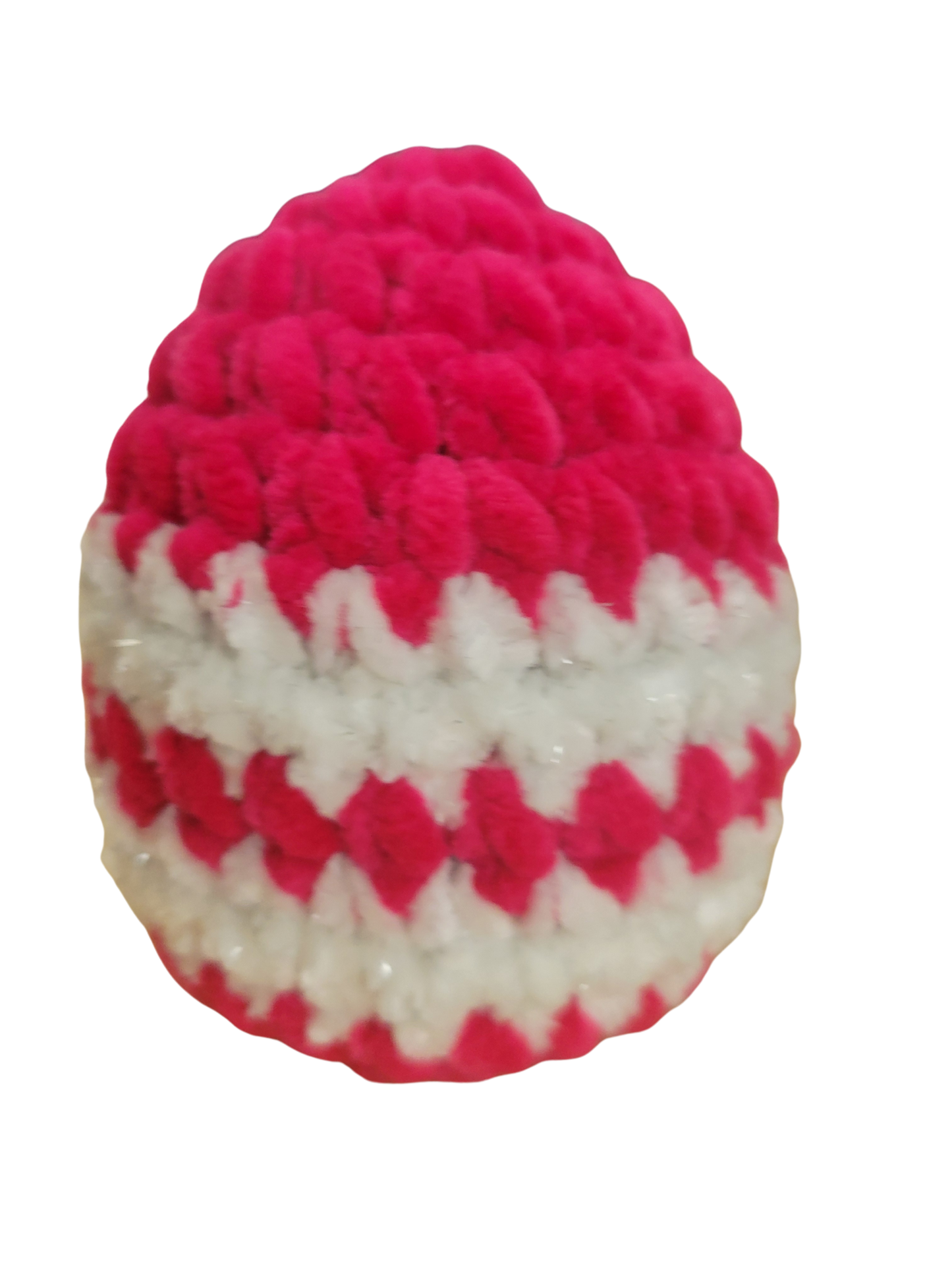 Crocheted Easter egg plushies