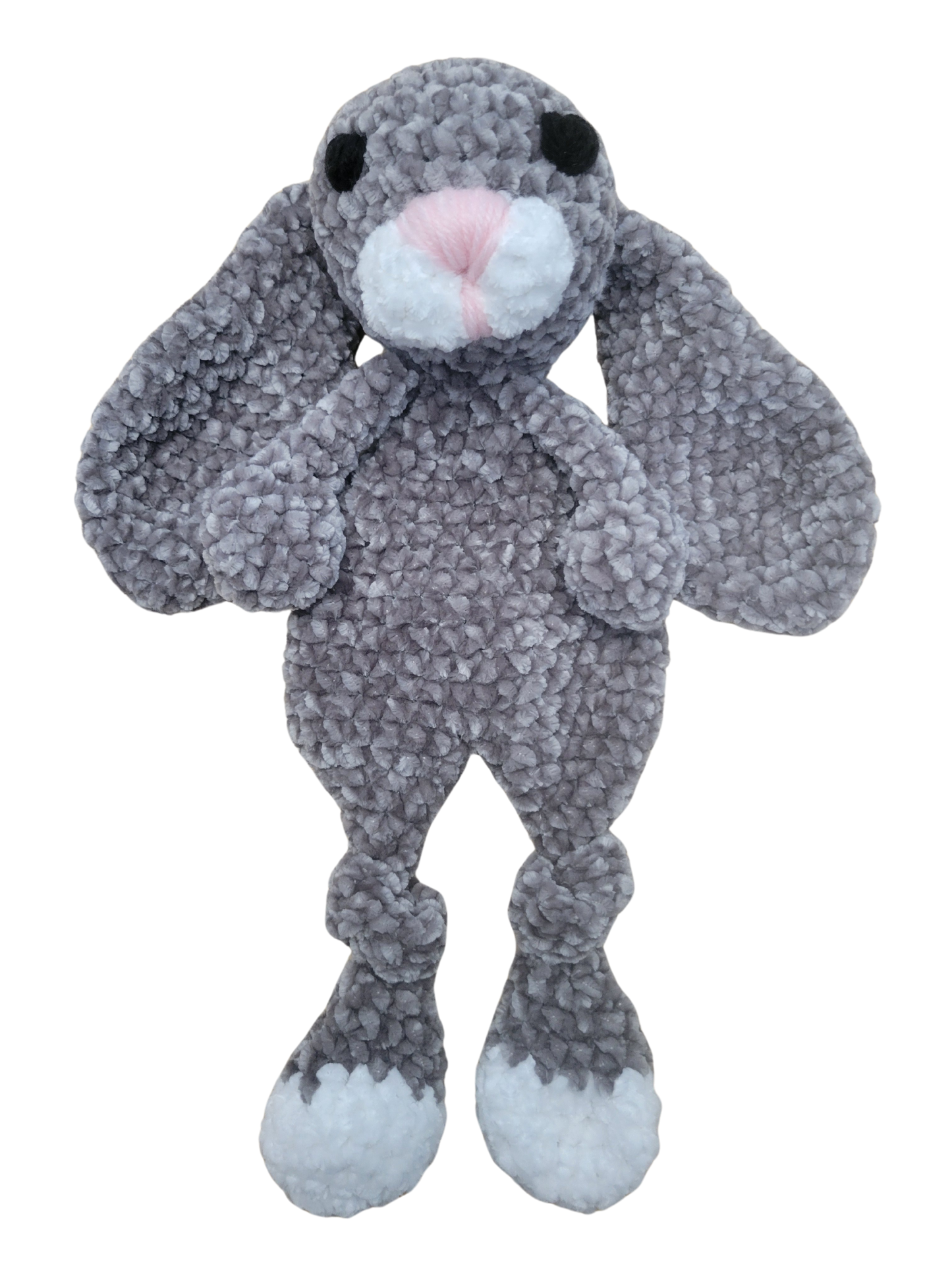 Crocheted grey bunny lovely