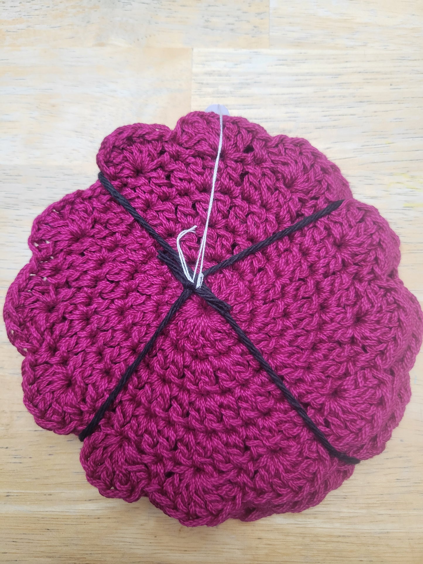 Crocheted coaster sets (4 per set)