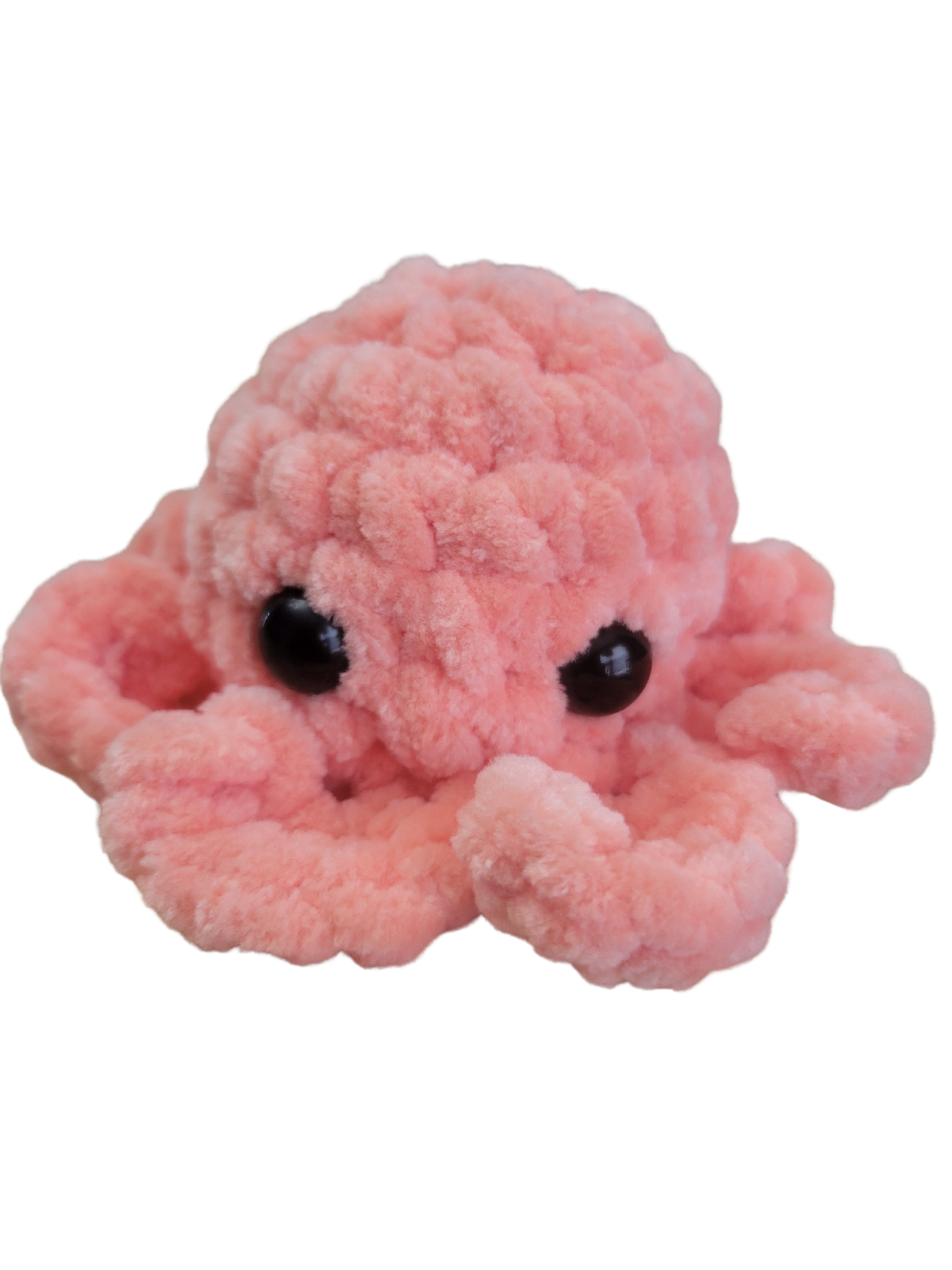 Crocheted octopus plushies