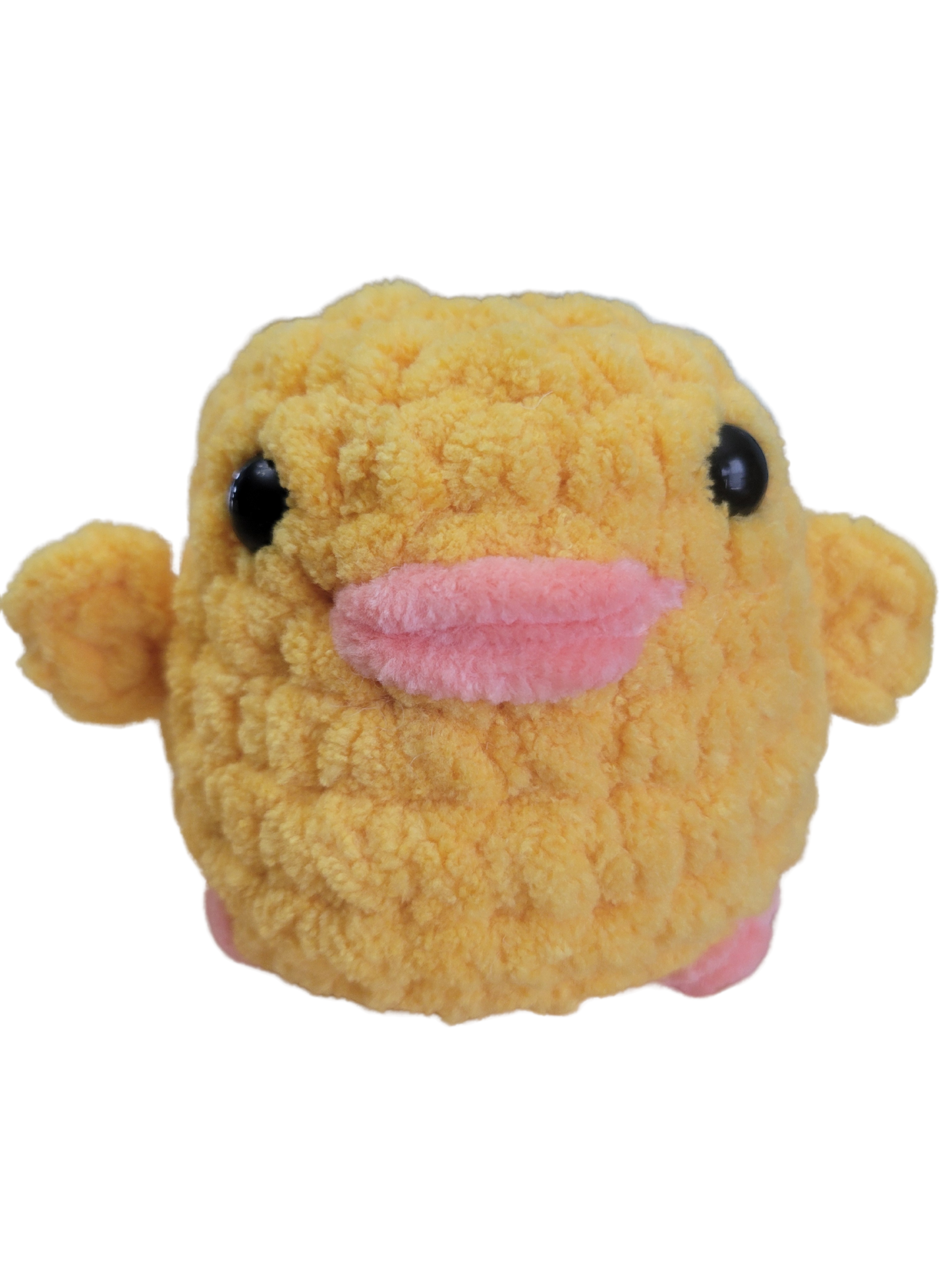 Crocheted chicks and ducklings