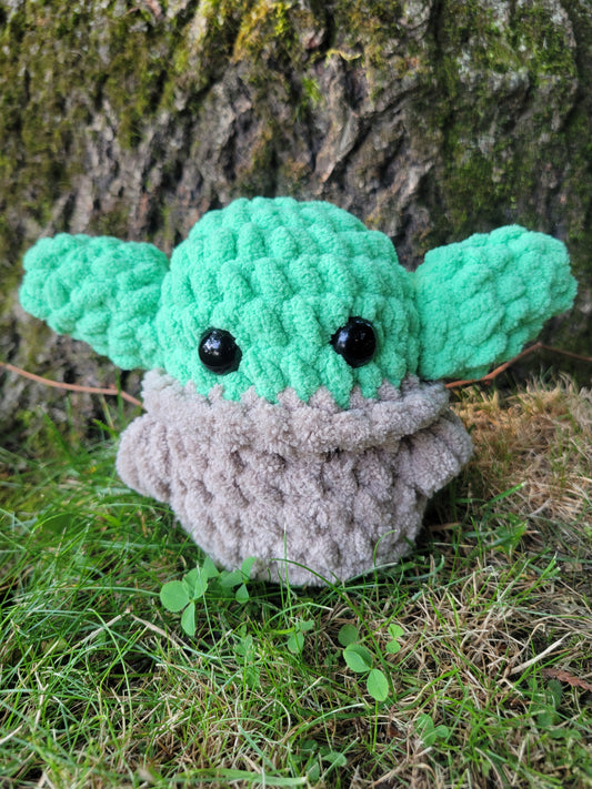 Crocheted Baby Alien Plushy