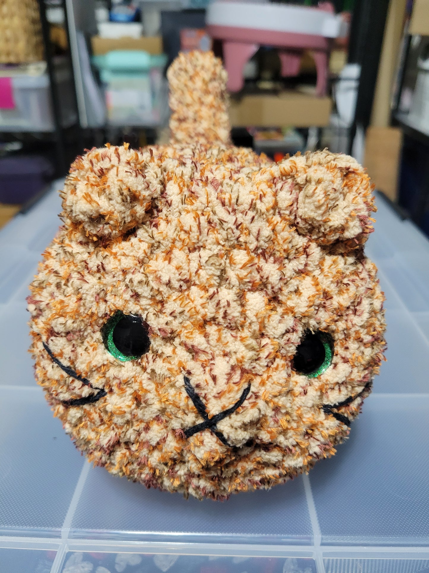 Crocheted loaf Cats
