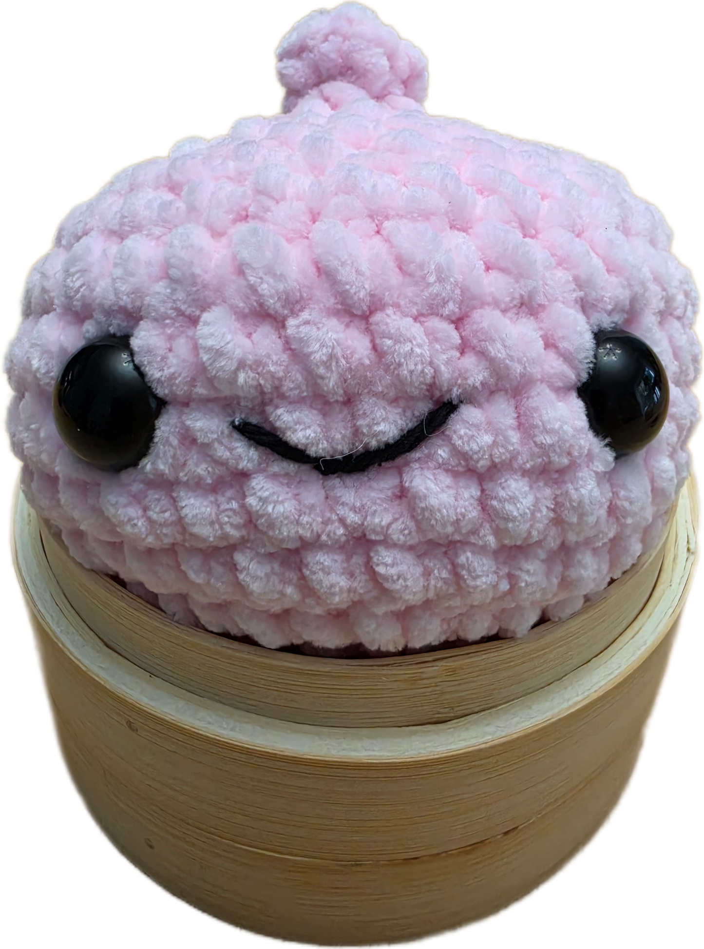 Crocheted dumpling plushy