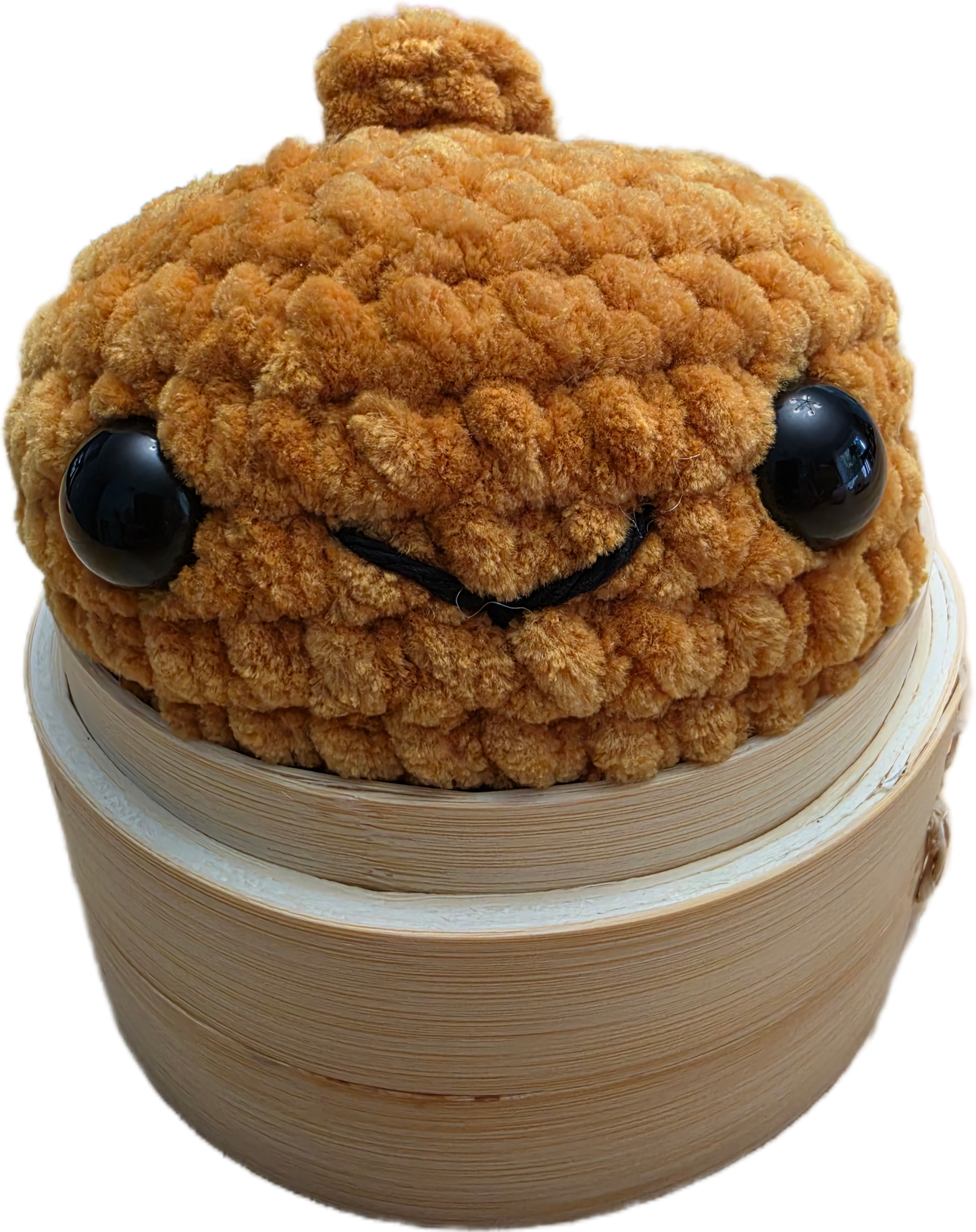 Crocheted dumpling plushy