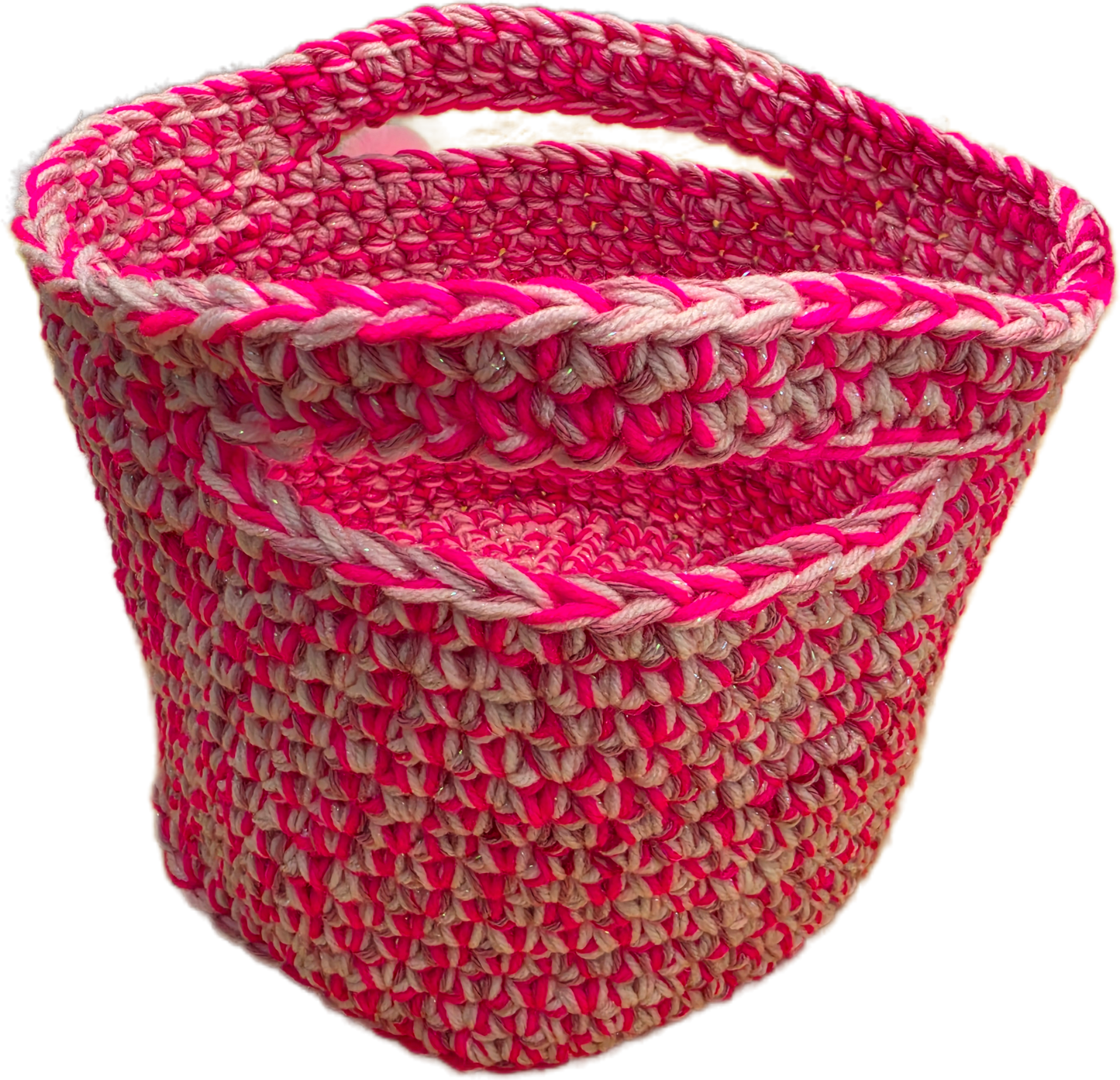 Crocheted baskets