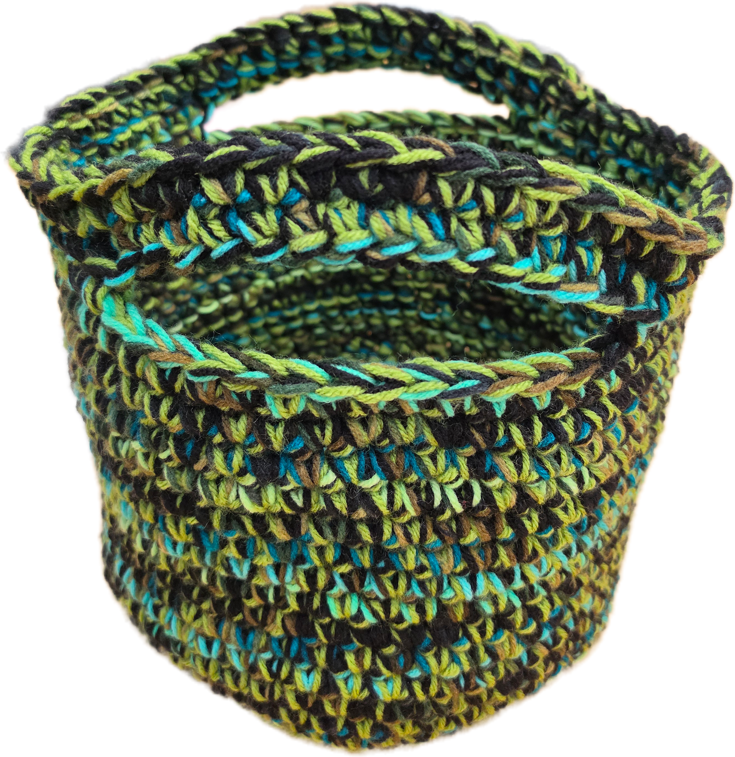 Crocheted baskets
