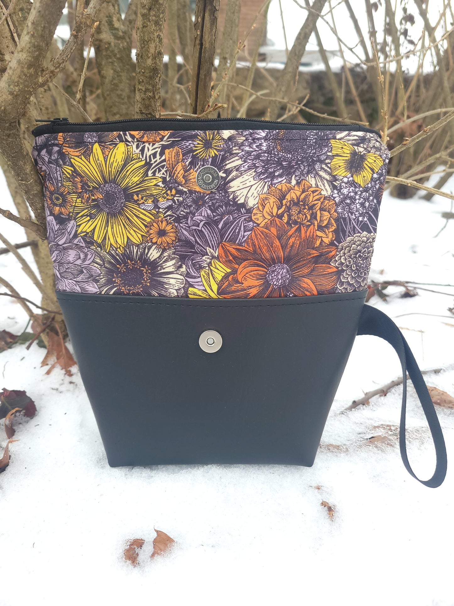 Autumnal Floral Fold-Over Bags