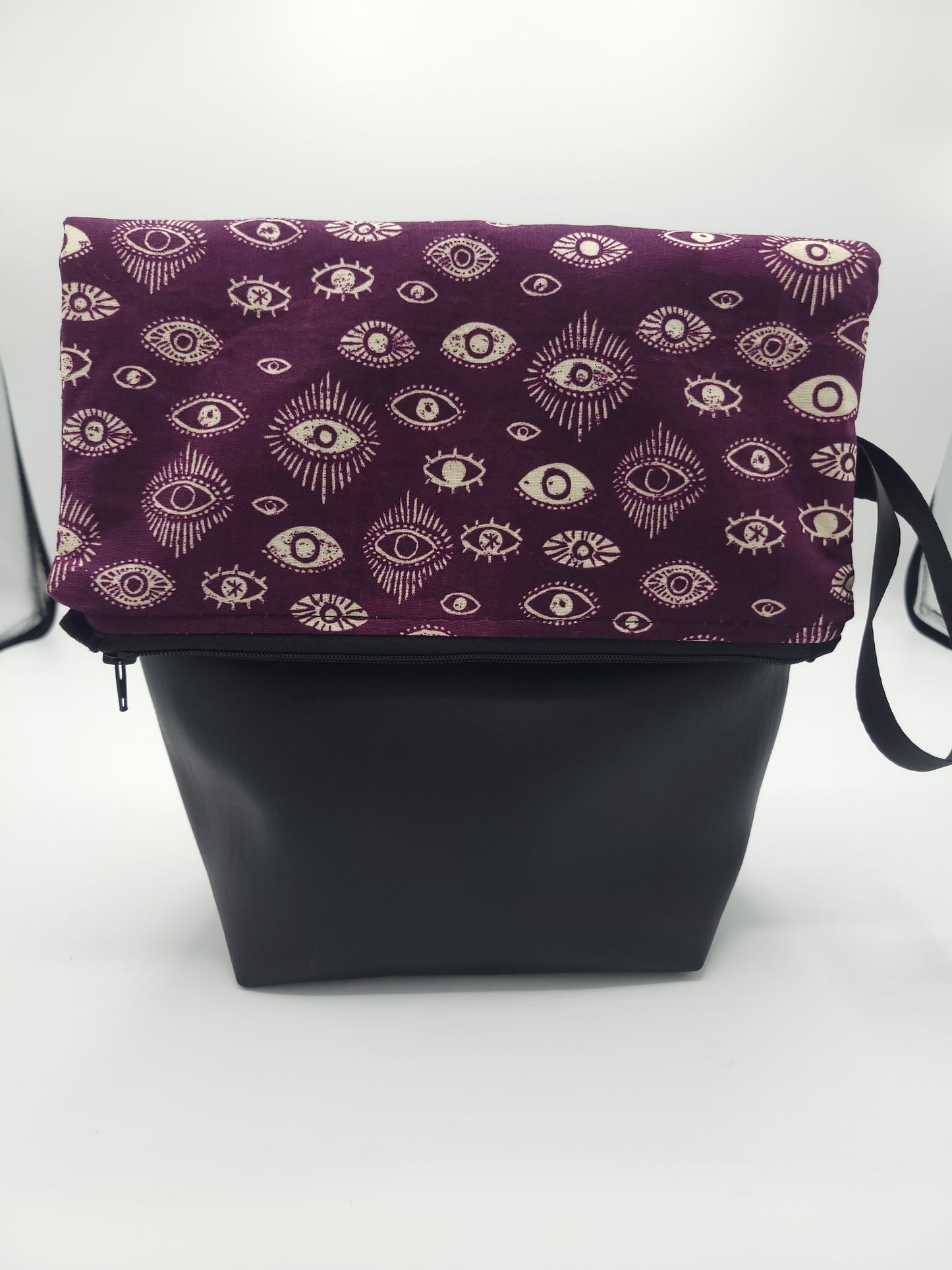 Eyes are always watching Fold-Over Bag