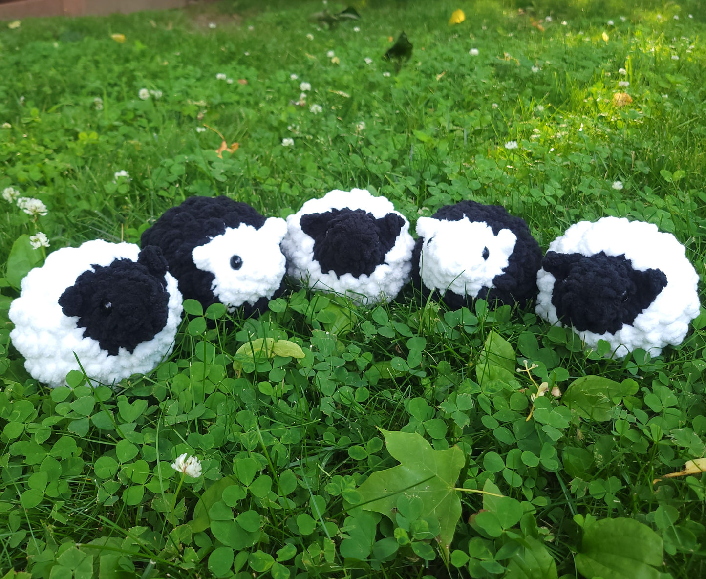 Crocheted Sheep Plushies