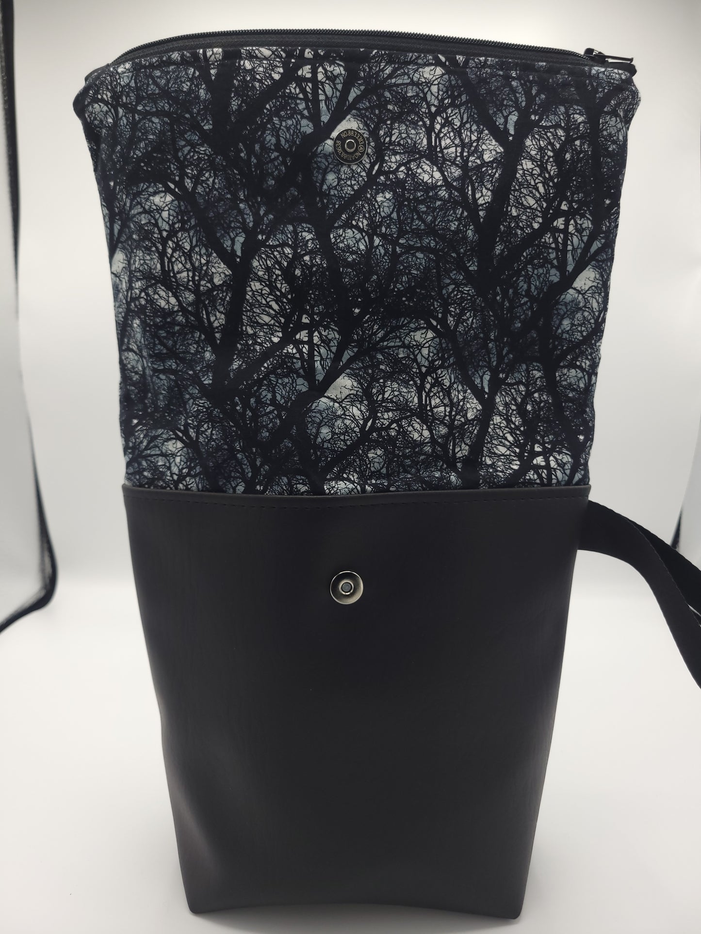 Creepy Night Trees Fold-Over Bag