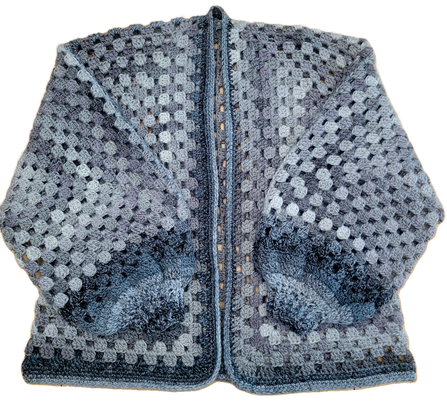 Crocheted Hexi Cardigan