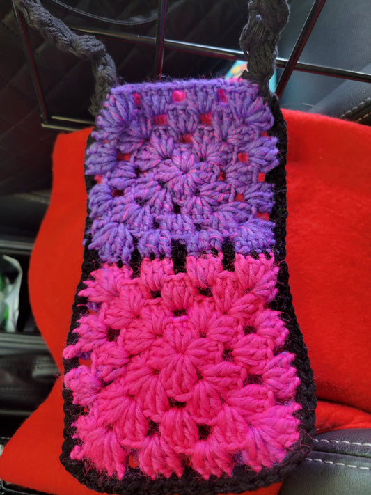 Granny square phone pouch