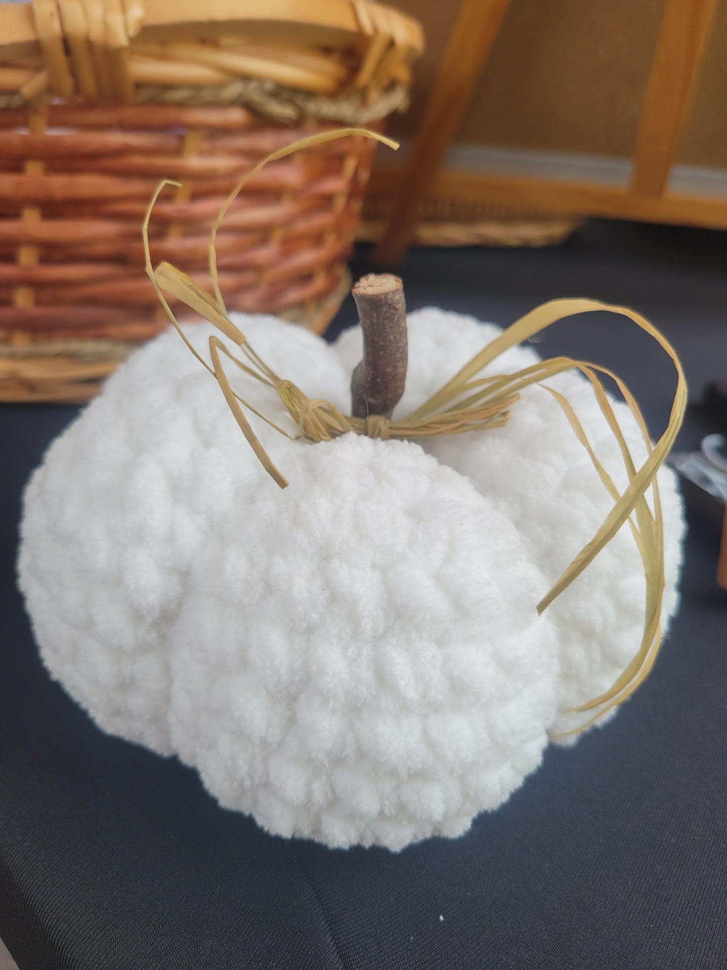 Crocheted pumpkins