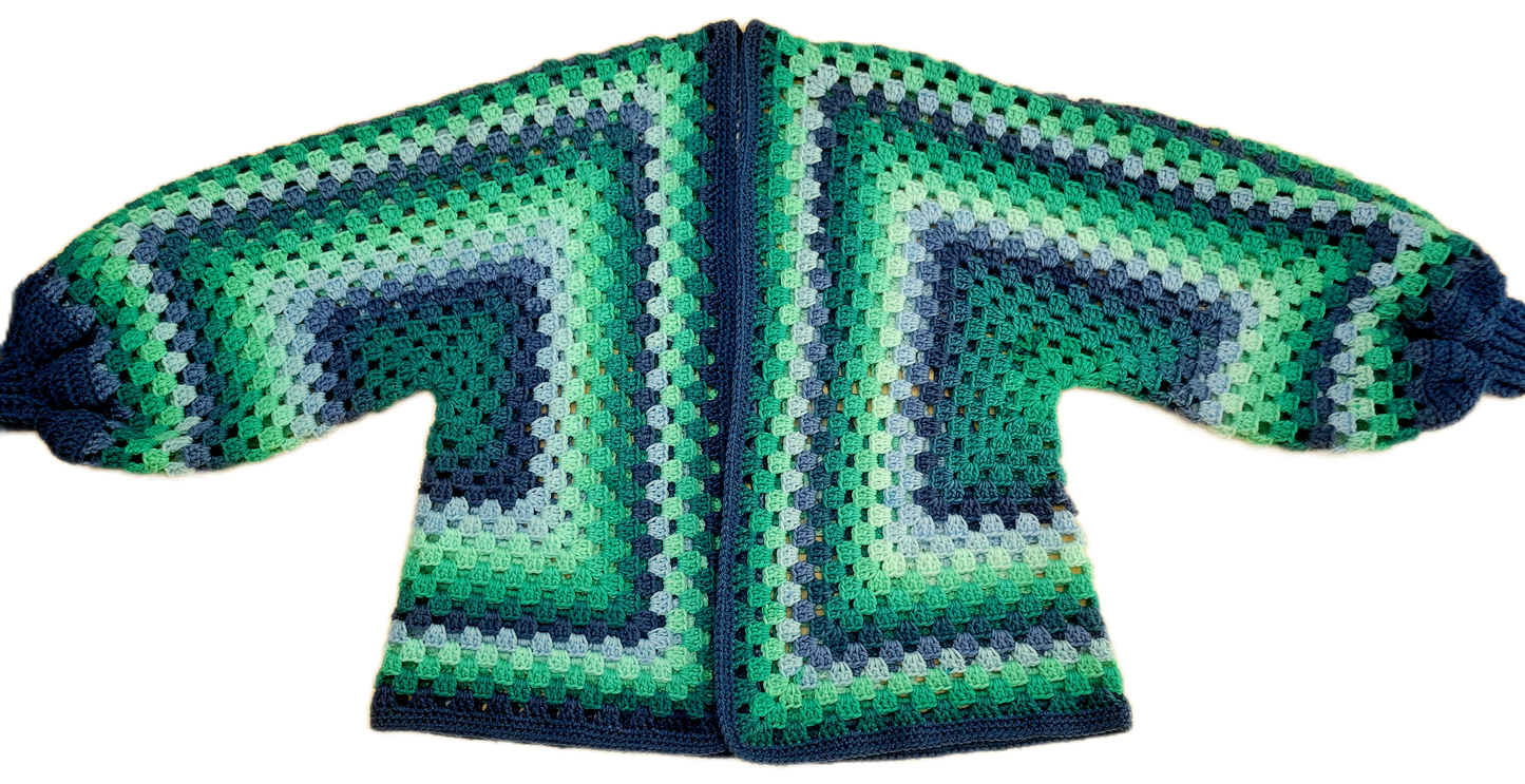 Crocheted Hexi Cardigan