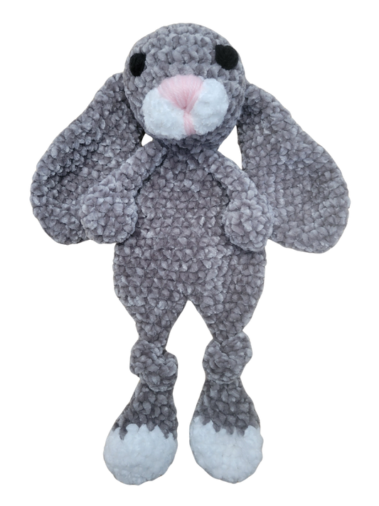 Crocheted grey bunny lovely