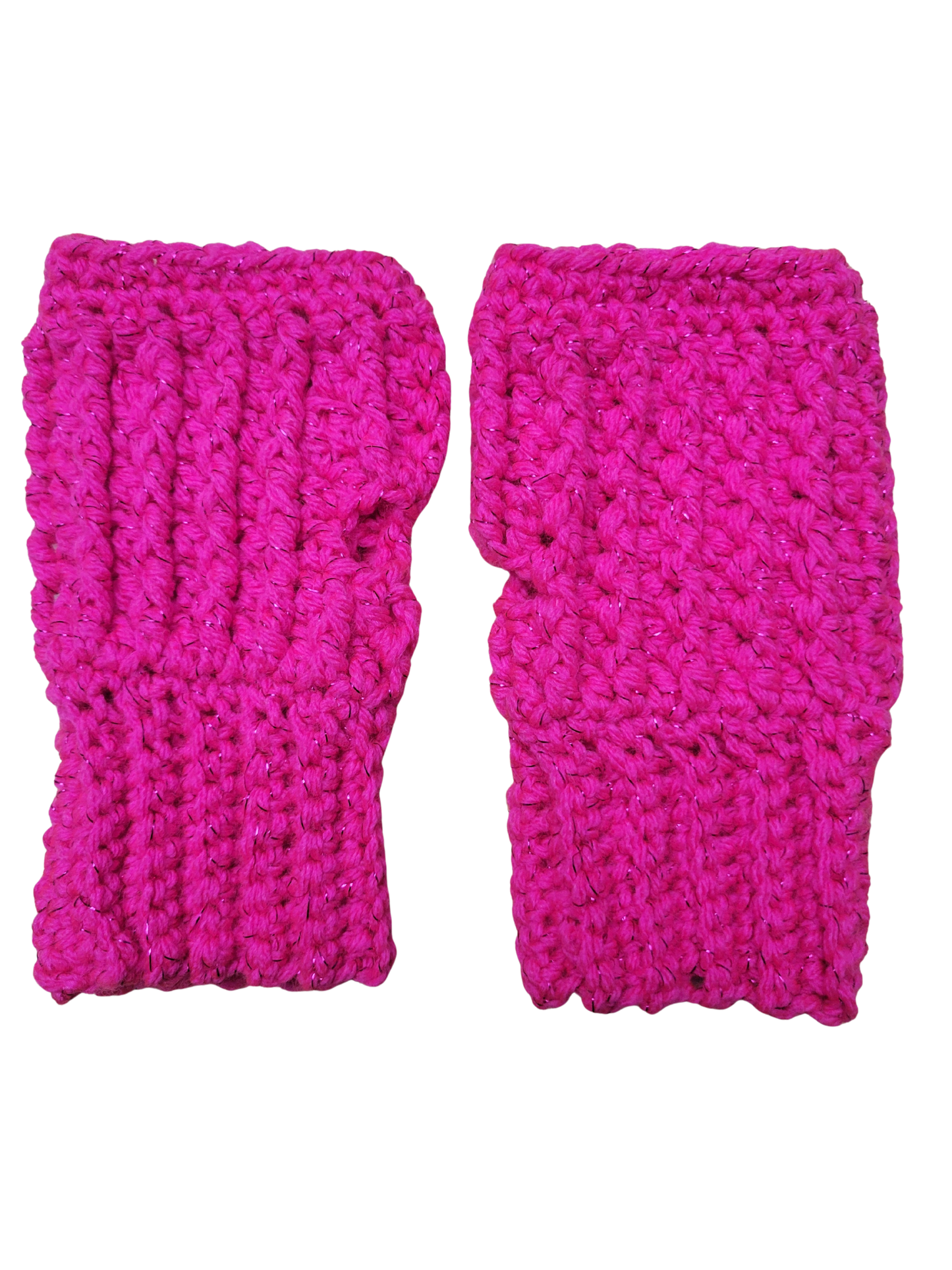 Crocheted Fingless Mitts