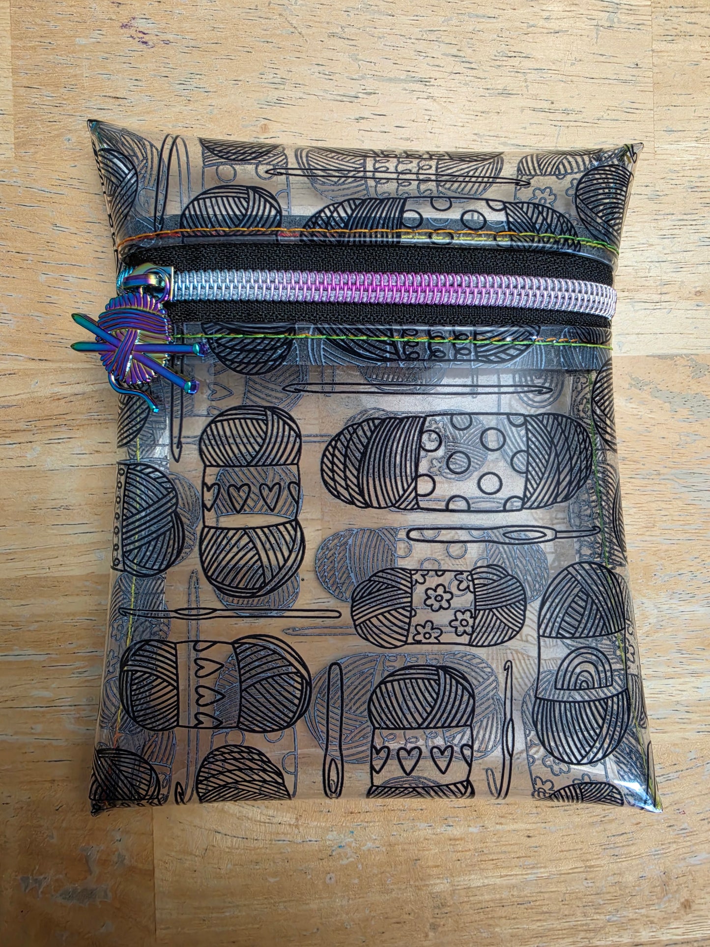 Small Clear Vinyl notion pouches