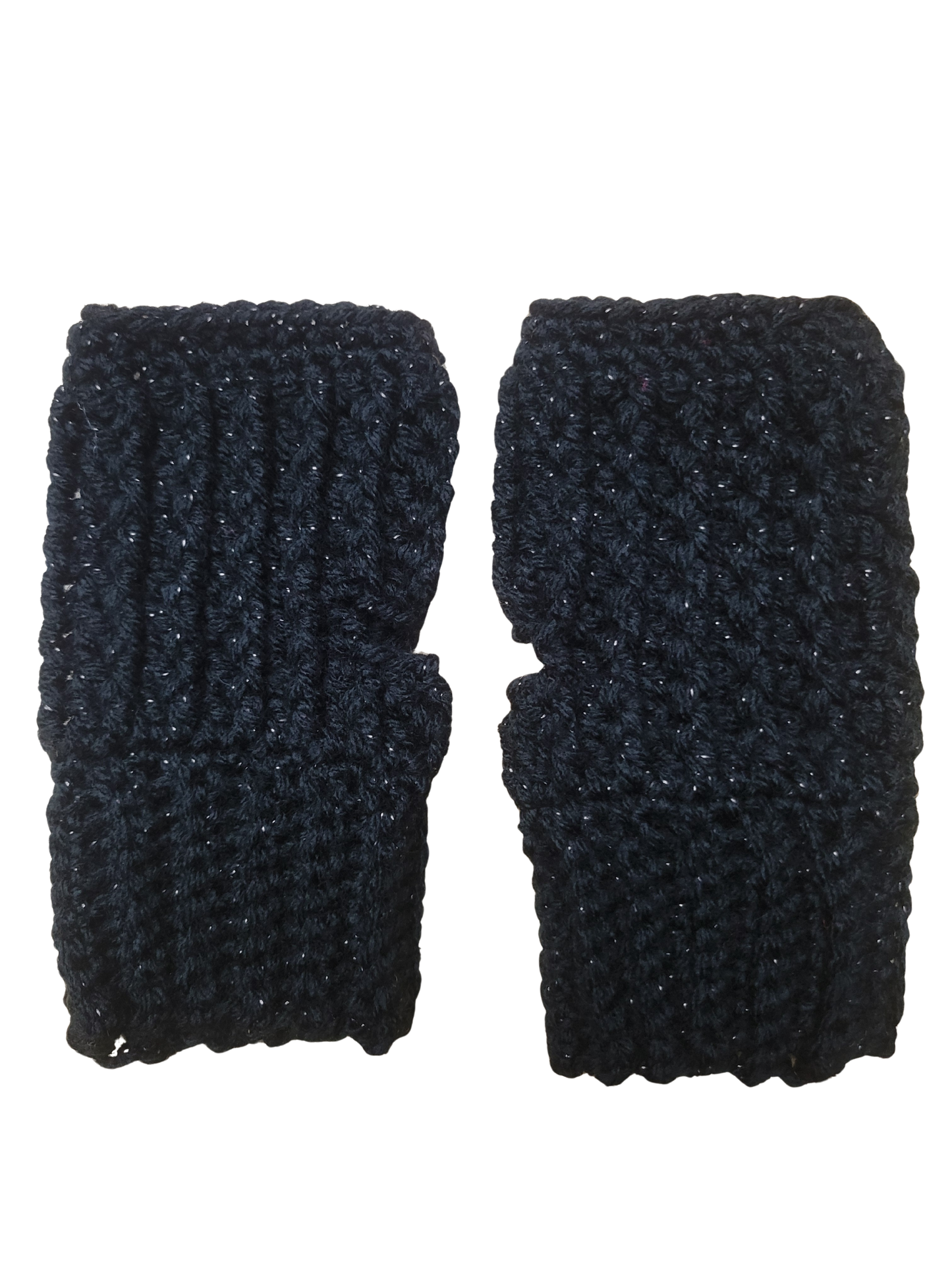 Crocheted Fingless Mitts