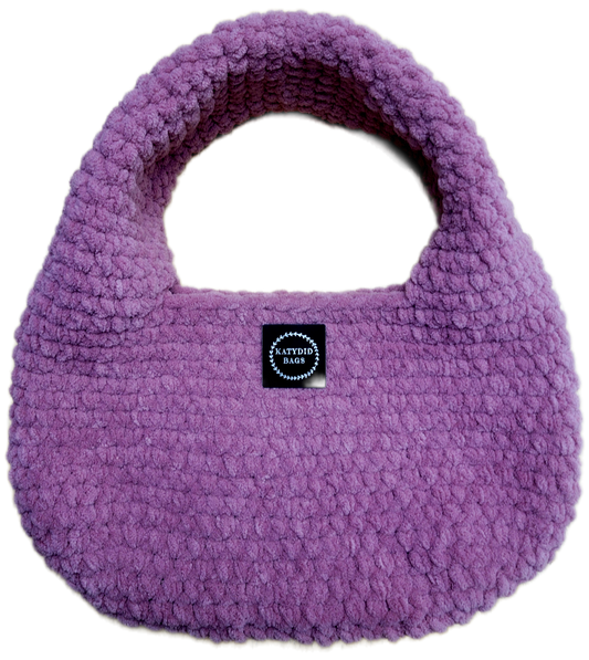 Crocheted Plush Purse